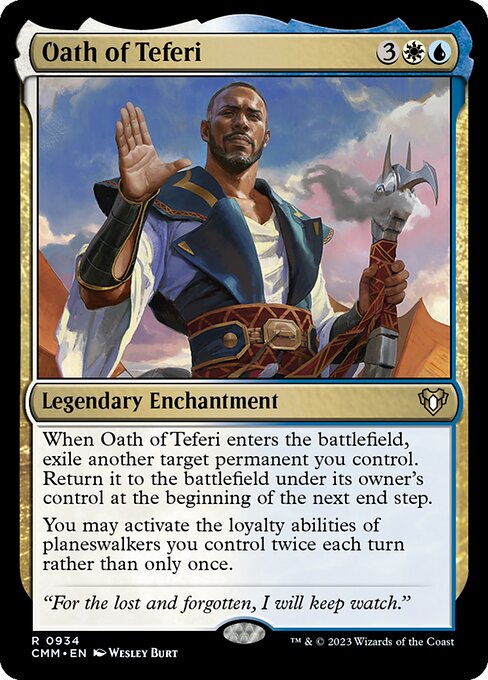 Oath of Teferi XCMM-934 Rare Near Mint Englisch