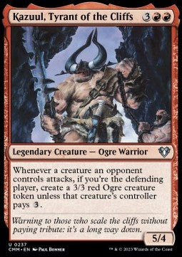 Kazuul, Tyrant of the Cliffs CMM-237 Uncommon Excellent Englisch