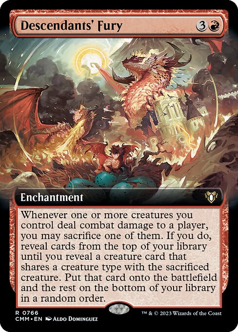 Descendants' Fury (V.2) XCMM-766 Rare Near Mint Englisch