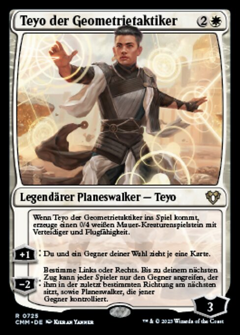 Teyo, Geometric Tactician XCMM-725 Rare Near Mint Deutsch