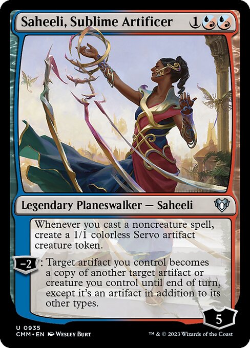 Saheeli, Sublime Artificer XCMM-935 Uncommon Near Mint Englisch