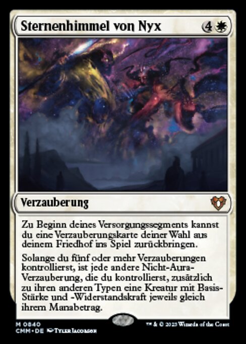 Sternenhimmel von Nyx XCMM-840 Mythic Near Mint Deutsch