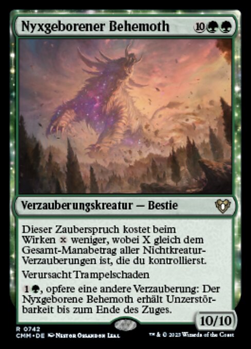 Nyxborn Behemoth (V.1) XCMM-742 Rare Near Mint Deutsch