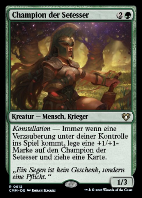 Champion der Setesser XCMM-912 Rare Near Mint Deutsch