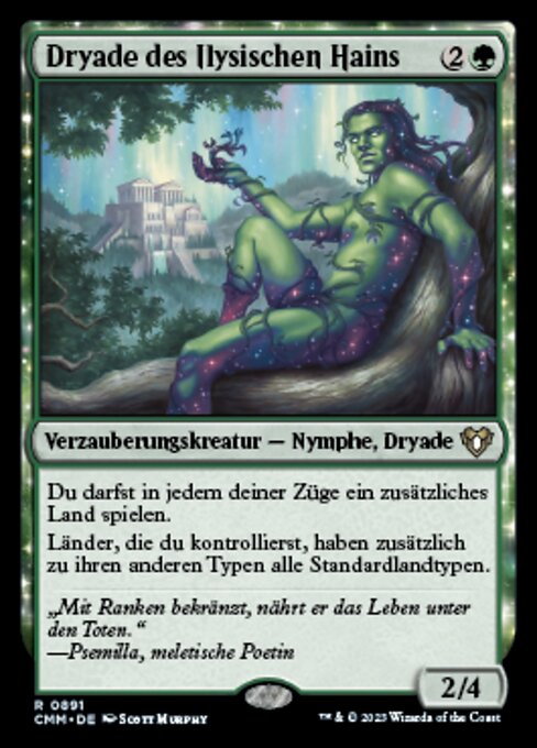 Dryade des Ilysischen Hains XCMM-891 Rare Near Mint Deutsch
