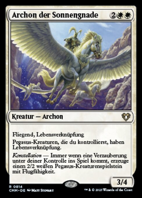 Archon der Sonnengnade XCMM-814 Rare Near Mint Deutsch