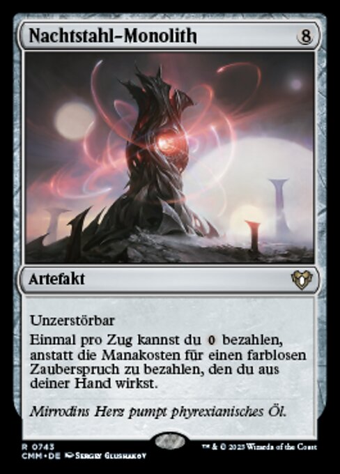 Darksteel Monolith XCMM-743 Rare Near Mint Deutsch