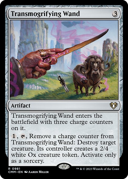 Transmogrifying Wand XCMM-981 Rare Near Mint Englisch