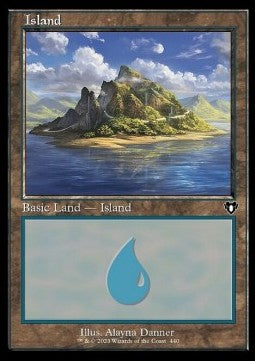 Insel (V.1) XCMM-440 Land Near Mint Englisch Foil