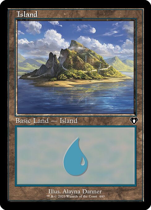 Insel (V.1) XCMM-440 Land Near Mint Englisch Foil