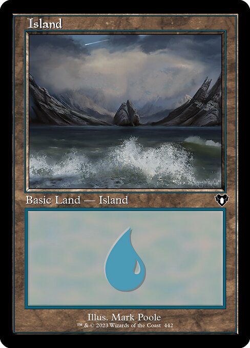 Insel (V.3) XCMM-442 Land Near Mint Englisch Foil