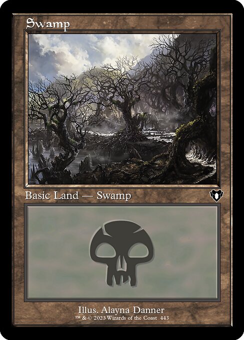 Sumpf (V.1) XCMM-443 Land Near Mint Englisch Foil