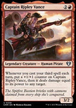 Captain Ripley Vance CMM-209 Uncommon Played Englisch