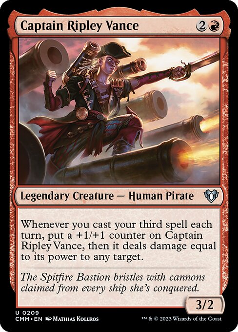 Captain Ripley Vance CMM-209 Uncommon Played Englisch