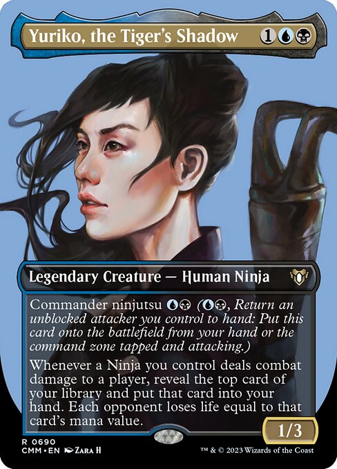 Yuriko, the Tiger's Shadow XCMM-690 Rare Near Mint Englisch Foil