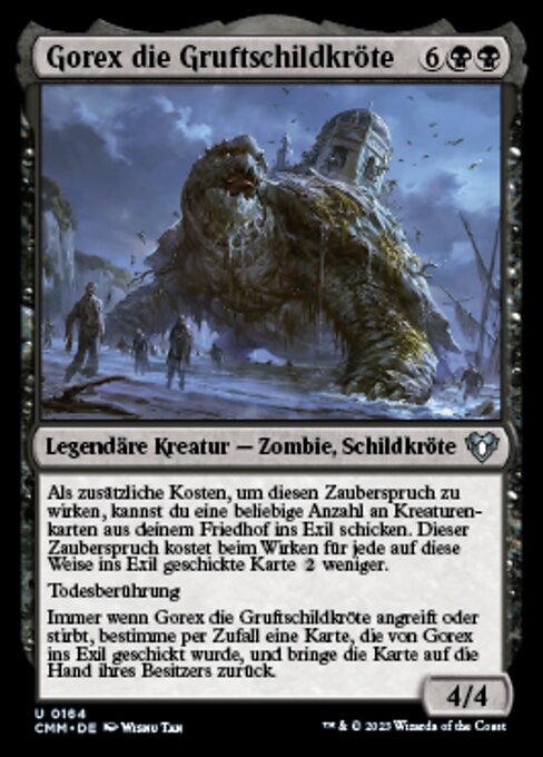 Gorex die Gruftschildkröte CMM-164 Uncommon Near Mint Deutsch Foil