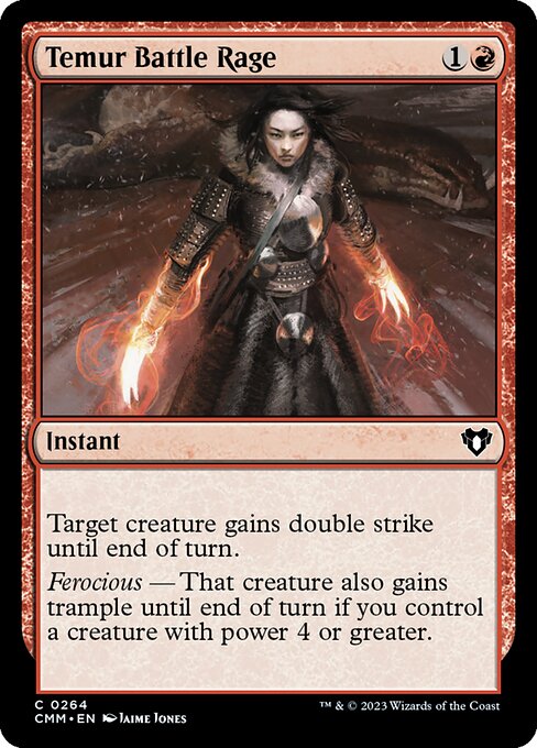Temur Battle Rage CMM-264 Common Light Played Englisch