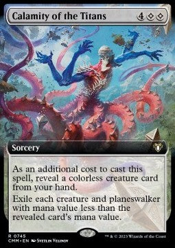 Calamity of the Titans (V.2) XCMM-745 Rare Excellent Englisch Foil