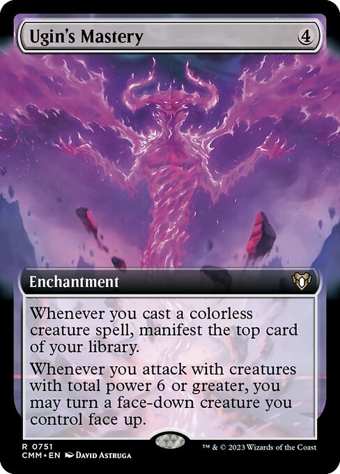 Ugin's Mastery (V.2) XCMM-751 Rare Excellent Englisch Foil