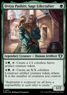 Oviya Pashiri, Sage Lifecrafter CMM-311 Uncommon Near Mint Englisch