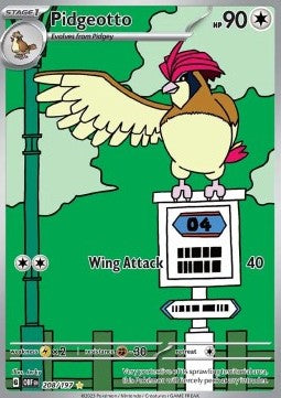 Pidgeotto OBF-208 Illustration Rare Excellent Englisch