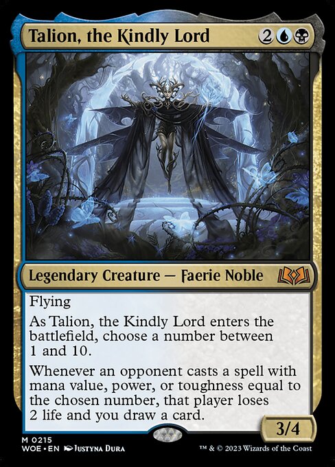 Talion, the Kindly Lord WOE-215 Mythic Near Mint Englisch