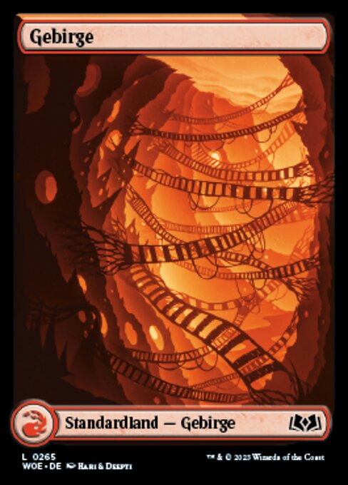 Gebirge WOE-265 Land Near Mint Deutsch Foil