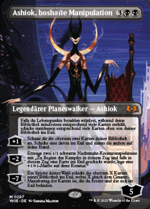 Ashiok, boshafte Manipulation XWOE-297 Mythic Excellent Deutsch