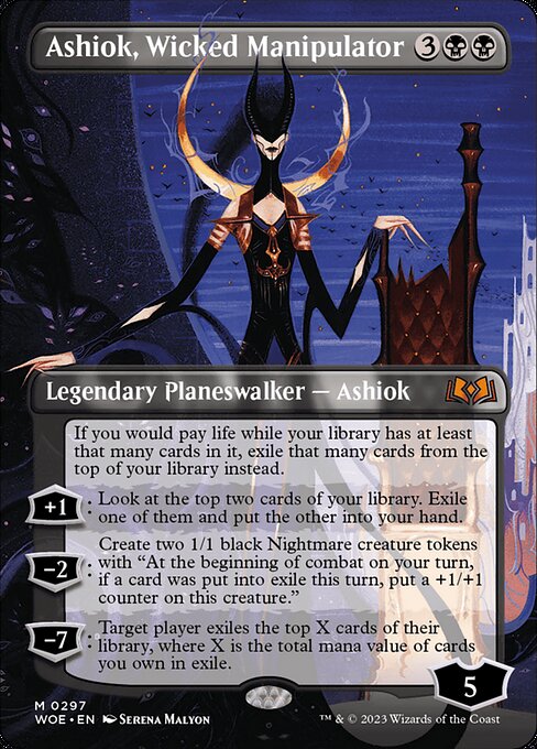 Ashiok, Wicked Manipulator XWOE-297 Mythic Near Mint Englisch