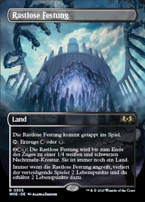 Rastlose Festung XWOE-305 Rare Near Mint Deutsch Foil