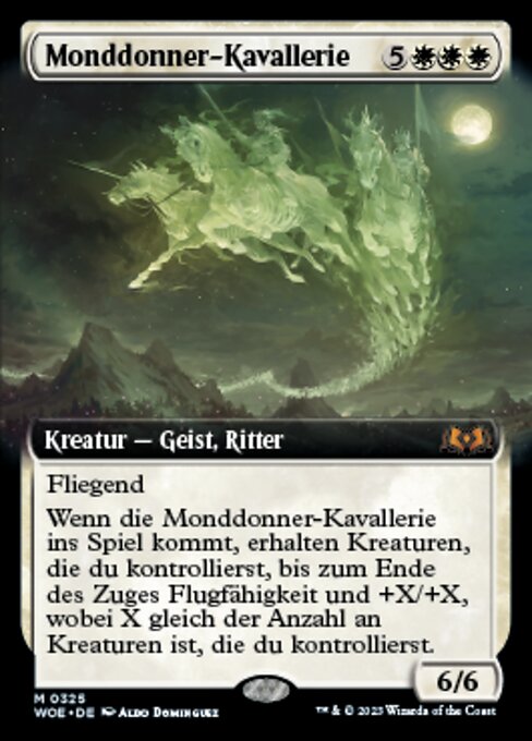 Monddonner-Kavallerie XWOE-325 Mythic Near Mint Deutsch