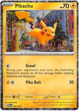 Pikachu M23-006 Promo Played Deutsch