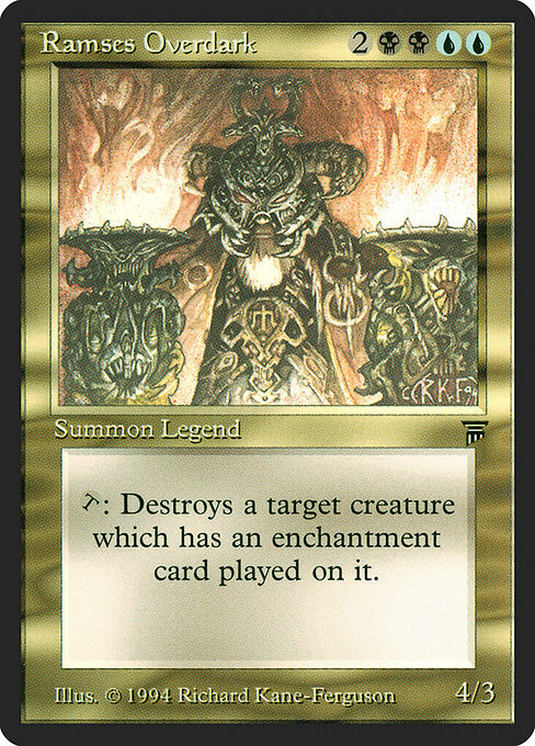 Ramses Overdark LEG- Rare Light Played Englisch