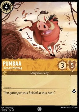 Pumbaa - Freundliches Warzenschwein 1TFC-17 Common Boosterfrisch Deutsch