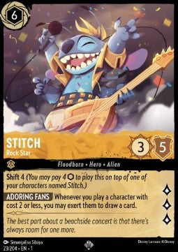 Stitch - Rockstar 1TFC-23 Super Rare Near Mint Englisch Foil