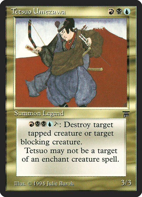 Tetsuo Umezawa LEG- Rare Played Englisch