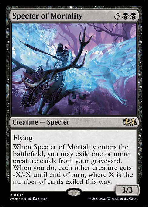 Specter of Mortality WOE-107 Rare Near Mint Englisch