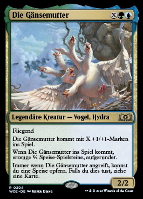 Die Gänsemutter WOE-204 Rare Excellent Deutsch