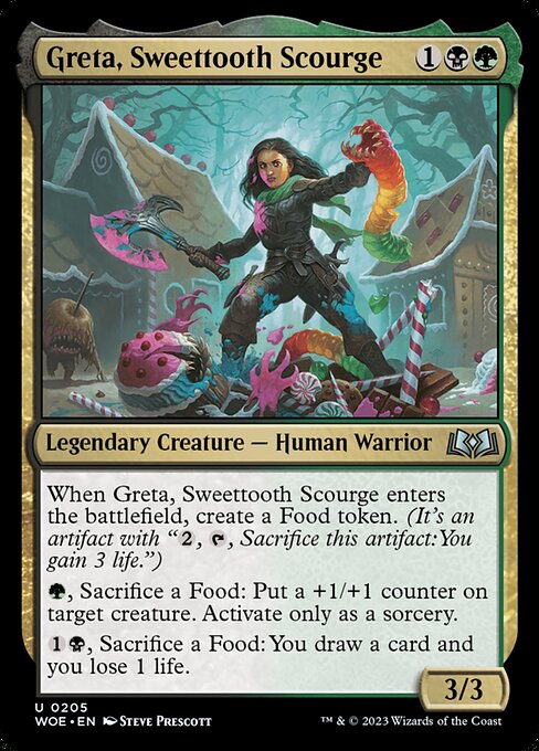 Greta, Sweettooth Scourge WOE-205 Uncommon Near Mint Englisch
