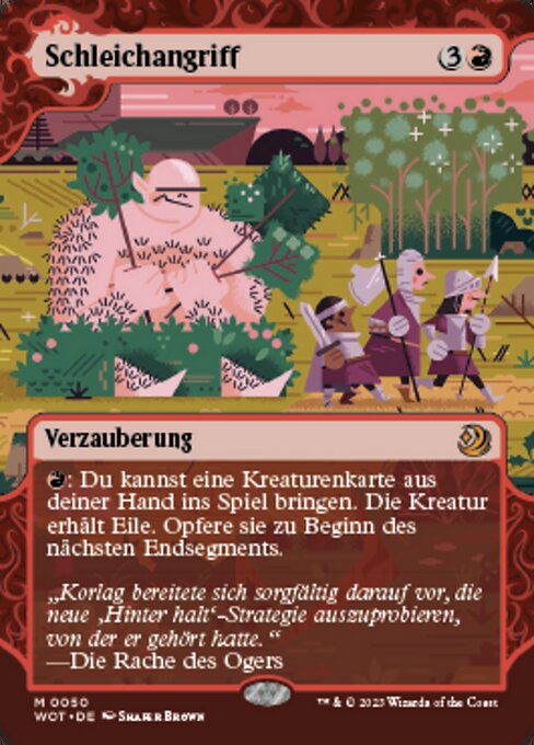 Schleichangriff (V.1) WOT-50 Mythic Near Mint Deutsch