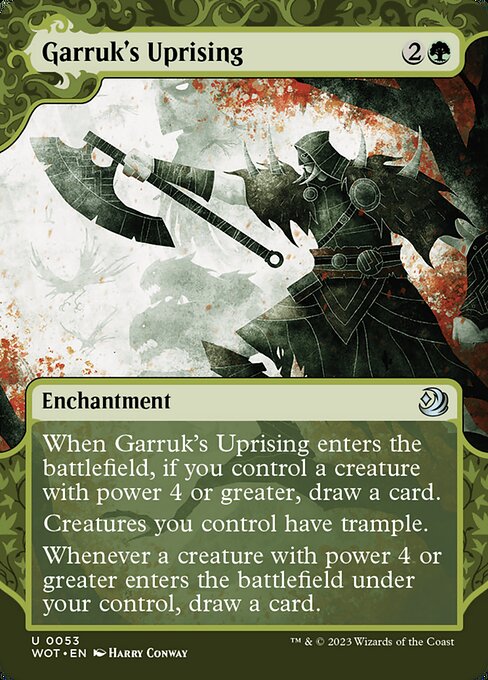Garruk's Uprising WOT-53 Uncommon Near Mint Englisch