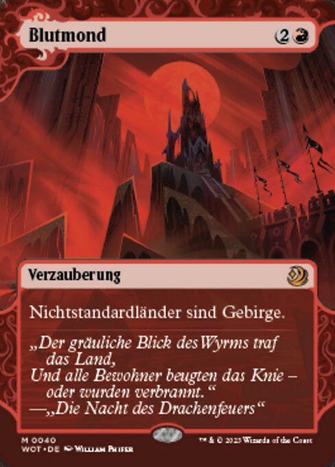 Blutmond (V.1) WOT-40 Mythic Excellent Deutsch