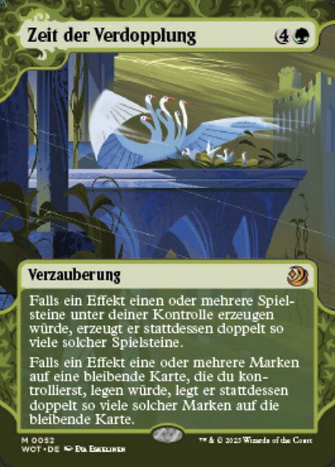 Zeit der Verdopplung (V.1) WOT-52 Mythic Near Mint Deutsch