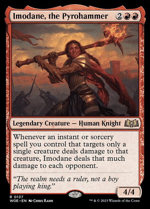 Imodane Pyrohammer WOE-137 Rare Near Mint Englisch