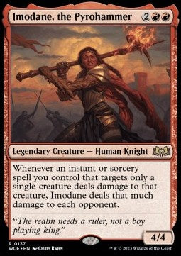 Imodane Pyrohammer WOE-137 Rare Light Played Englisch