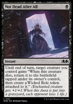 Not Dead After All WOE-101 Common Excellent Englisch Foil