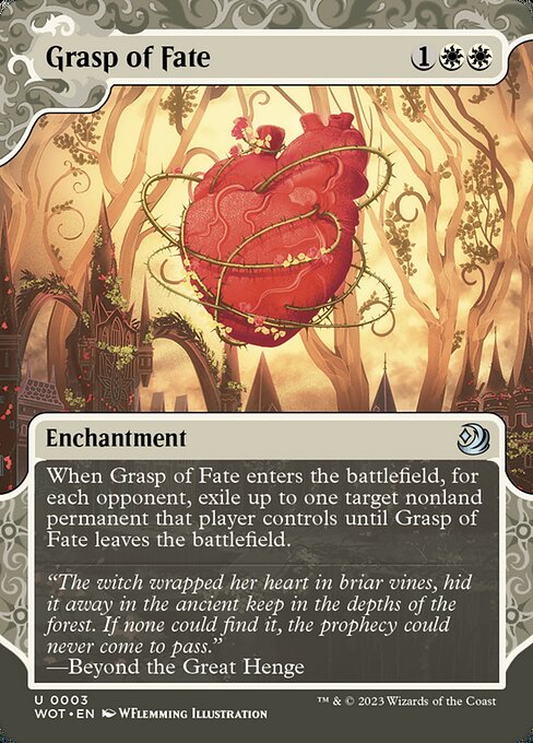 Grasp of Fate WOT-3 Uncommon Near Mint Englisch Foil