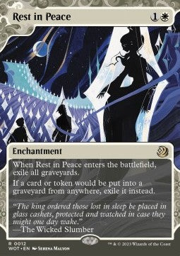 Rest in Peace WOT-12 Rare Near Mint Englisch Foil