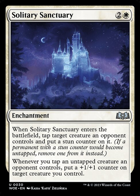 Solitary Sanctuary WOE-30 Uncommon Near Mint Englisch