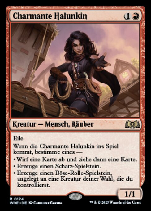 Charmante Halunkin WOE-124 Rare Near Mint Deutsch Foil